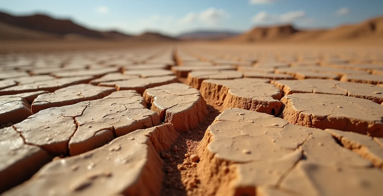 Close-up of fragile bentonite clay layers showing erosion patterns in Alberta Badlands